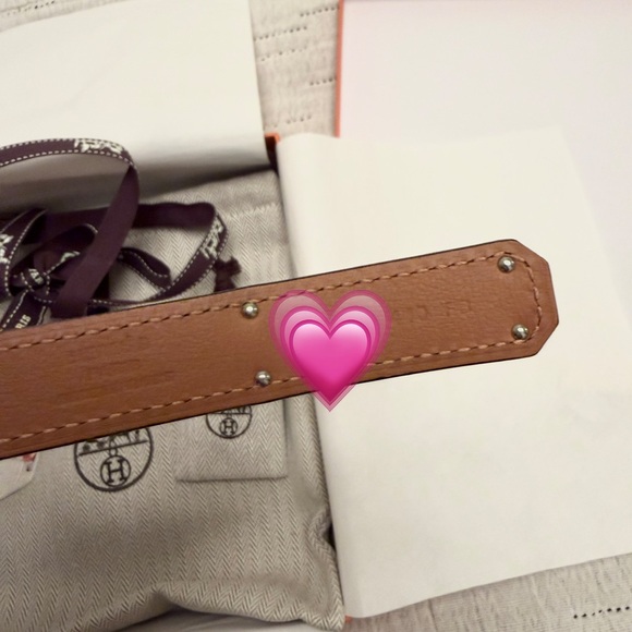 Hermes White Kelly Belt New - Picture 13 of 13